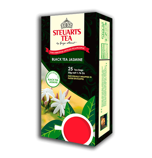 Steuarts Black Tea w/ JASMINE 25 tea bags