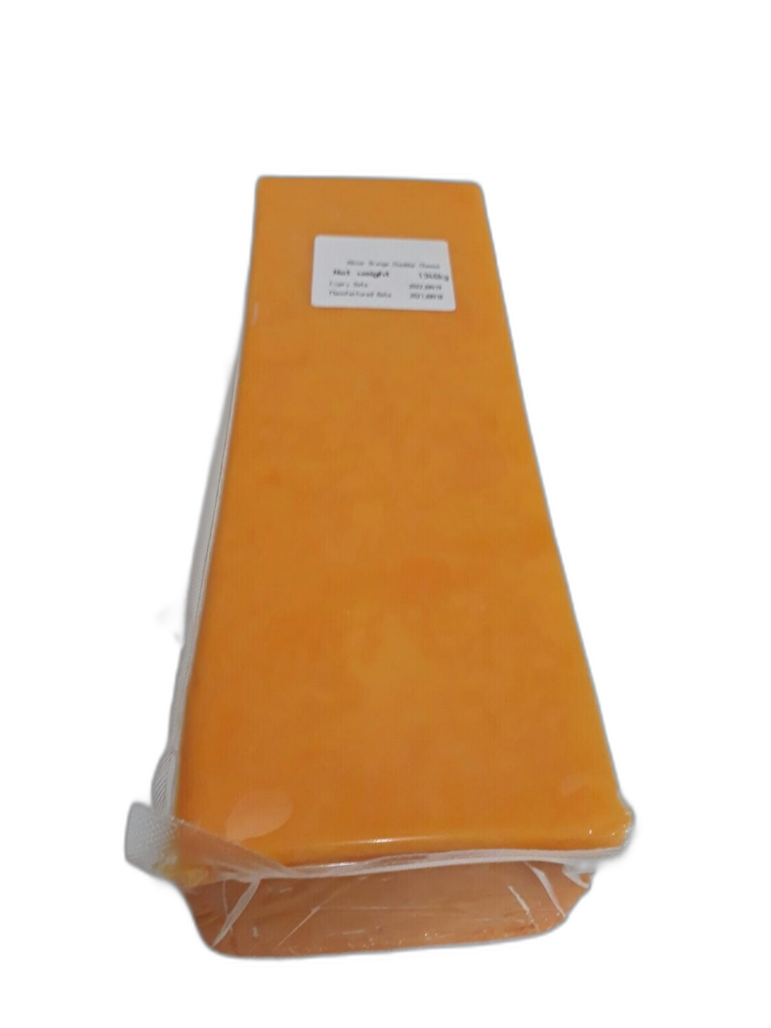 Hilmar Orange CHEDDAR Cheese 2kg blocks (About)