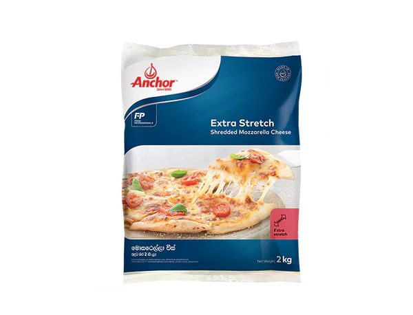 Anchor Shredded Mozzarella Extra Stretch 2kg