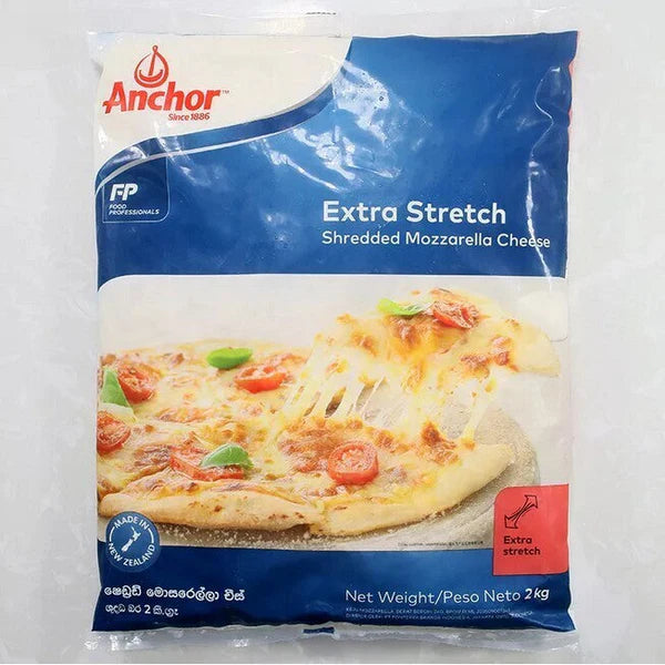 Anchor Shredded Mozzarella Extra Stretch 2kg