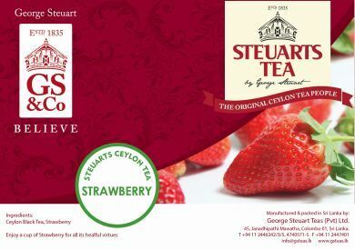 Steuarts STRAWBERRY 25 tea bags