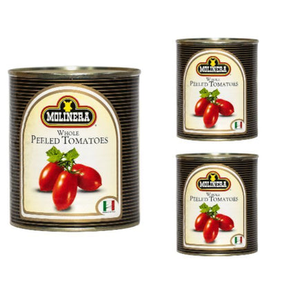 Molinera Whole Peeled Canned Tomatoes 2,550g x 6