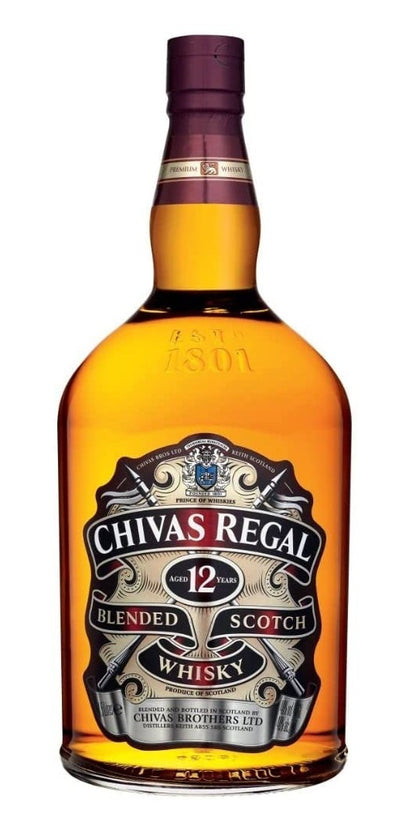 Chivas Regal 12-Year-Old Blended Scotch Whisky 40% 4.5 Liter