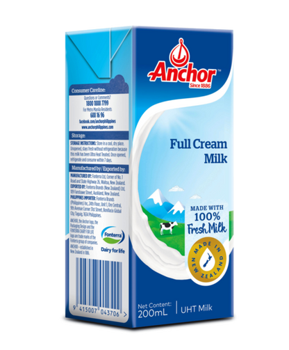 Anchor FULL CREAM MILK 1 Liter