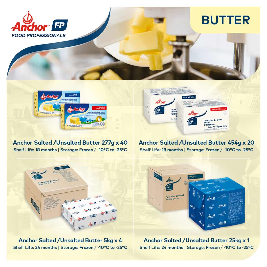 Anchor Minidish UNSALTED BUTTER  10g x 288pcs