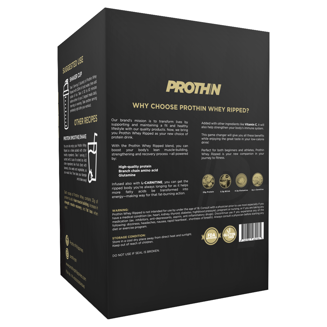 Prothin WHEY PROTEIN RIPPED MILK CHOCOLATE 4.5kg 151 sachets