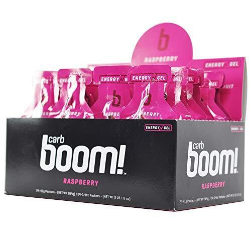 Carb Boom! Energy Gel Single Serve Packet Sachet 41g - Raspberry