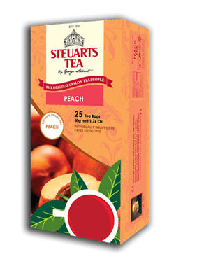 Steuarts PEACH 25 tea bags