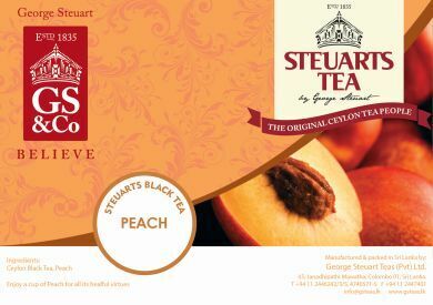 Steuarts PEACH 25 tea bags