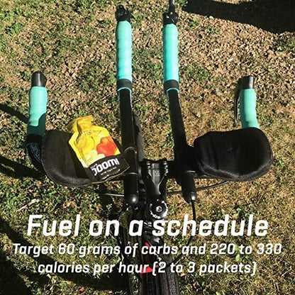 10 pcs VANILLA ORANGE CAFFEINE Carb Boom Energy Gel Single Serve Packet Sachet 41g