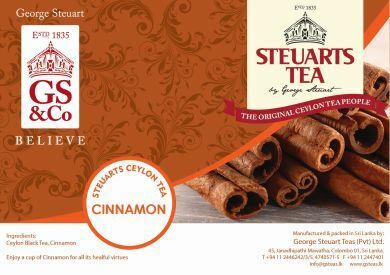 Steuarts CINNAMON 25 tea bags