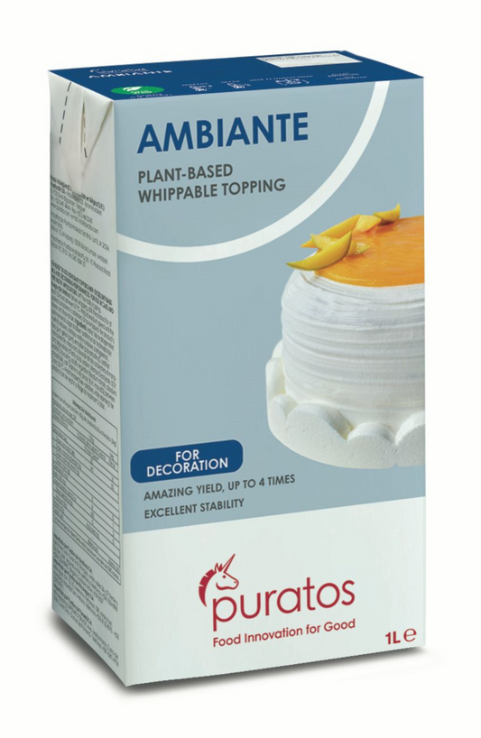 Puratos Ambiante TOPPING WHIPPING CREAM 1 Liter - Exp. date Sept. 6, 2024