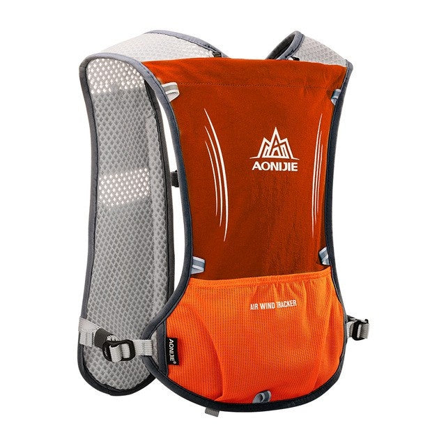 Aonijie 5L Hydration Backpack Running Vest ORANGE (Vest Only