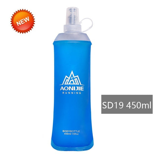 Aonijie Soft Flask Folding Water Bottle TPU 450ml