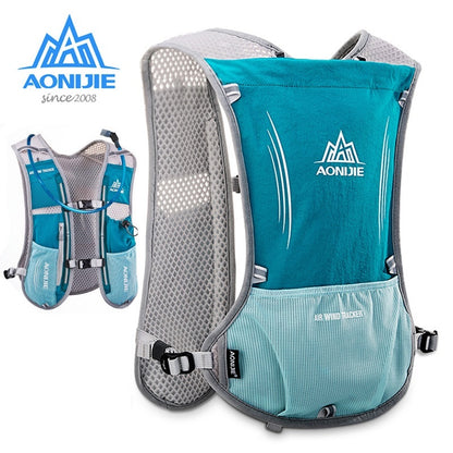 Aonijie 5L Hydration Backpack Running Vest - BLACK (Vest only)