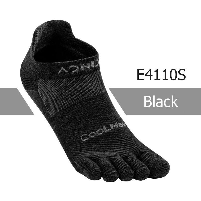 Aonijie COOL MAX LOW CUT TOE SOCKS - SMALL BLACK