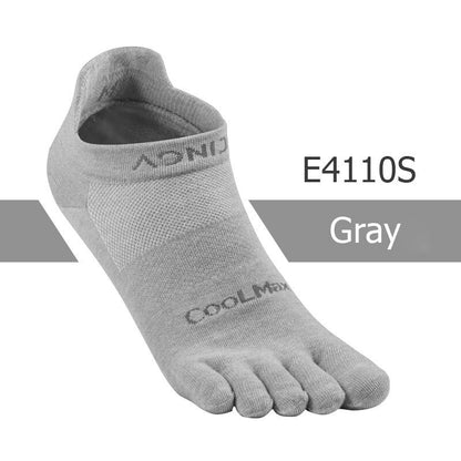 Aonijie COOL MAX LOW CUT TOE SOCKS - LARGE GRAY