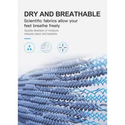 Aonijie MID CALF TOE SOCKS - BLUE LARGE