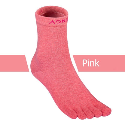 Aonijie MID CALF TOE SOCKS - PINK SMALL