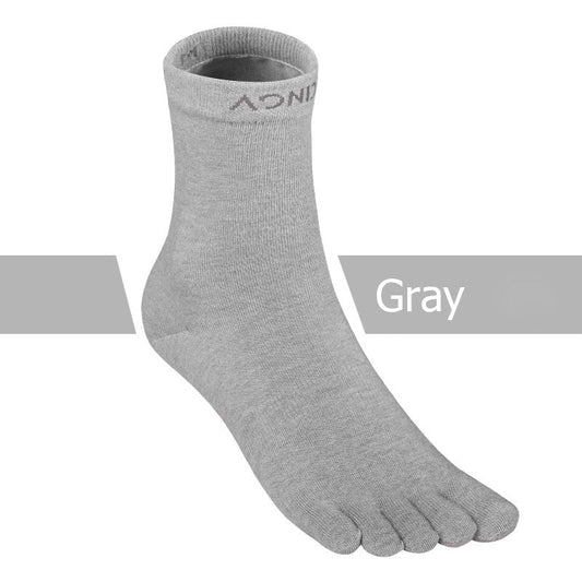 Aonijie MID CALF TOE SOCKS - GRAY LARGE