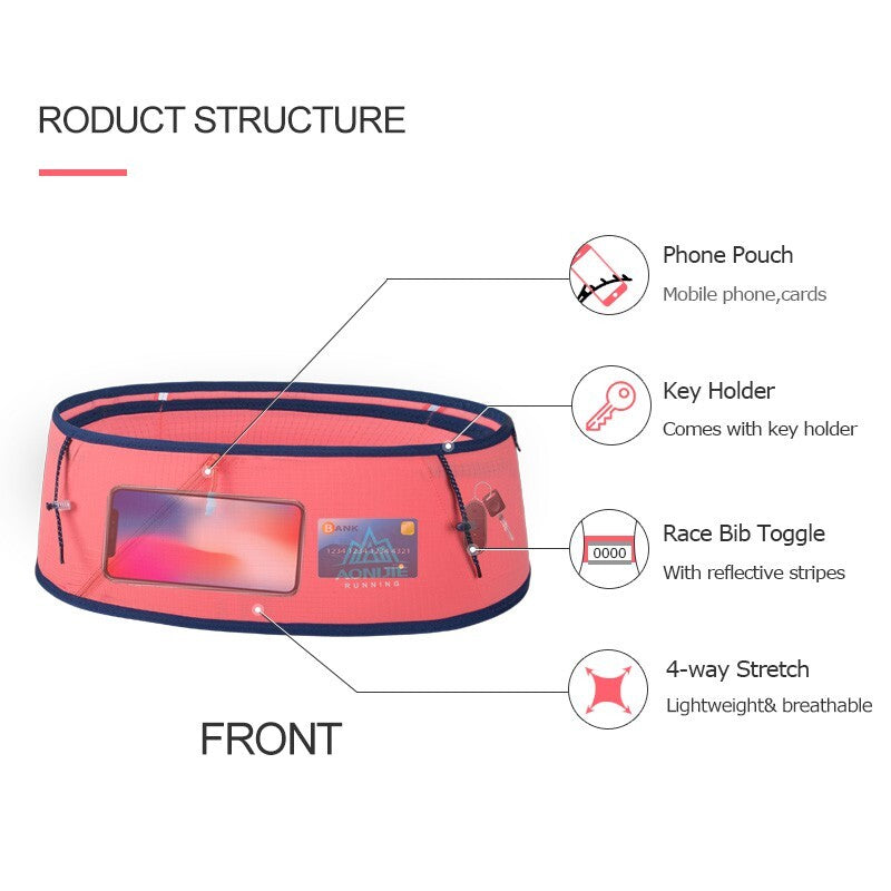 Aonijie Ultralight WAIST BELT - BLUE L/XL