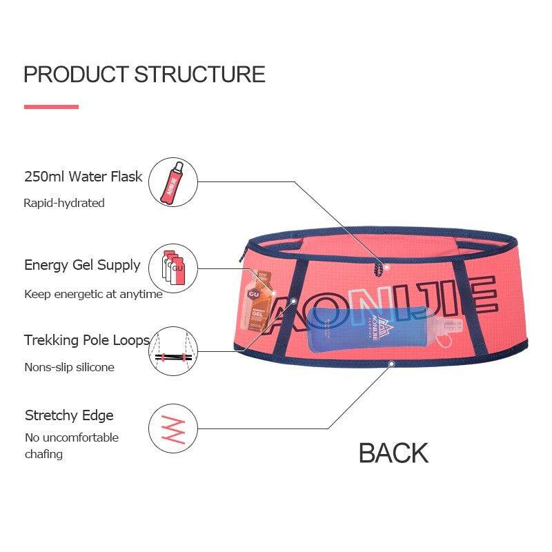 Aonijie Ultralight WAIST BELT - PINK S/M