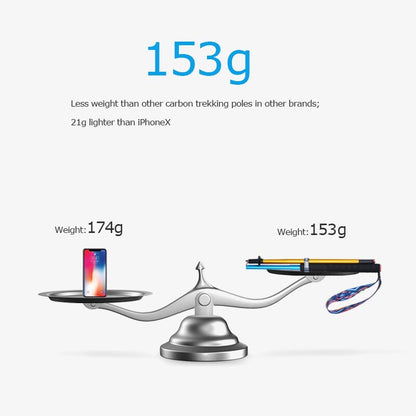 2 pcs Aonijie CARBON FIBER HIKING POLE E4201