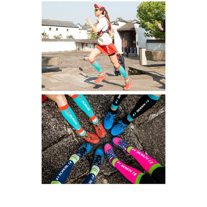 Aonijie CALF COMPRESSION LEG SLEEVES - BLUE XLARGE