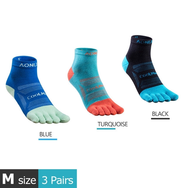 Aonijie COOL MAX TOE SOCKS 3 pairs - MEDIUM