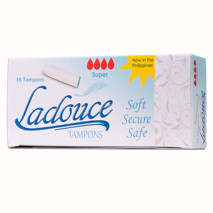 Ladouce Organic TAMPONS Super 16 pcs (NON APPLICATOR TAMPONS)