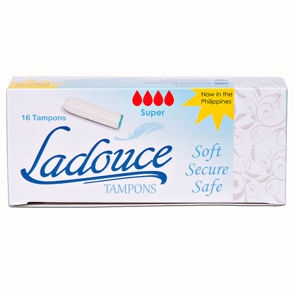 Ladouce Organic TAMPONS Super 16 pcs (NON APPLICATOR TAMPONS)