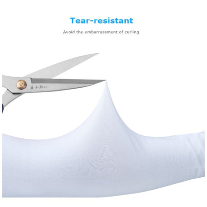 Aonijie COOLING ARM SLEEVES - WHITE WITH THUMB HOLE