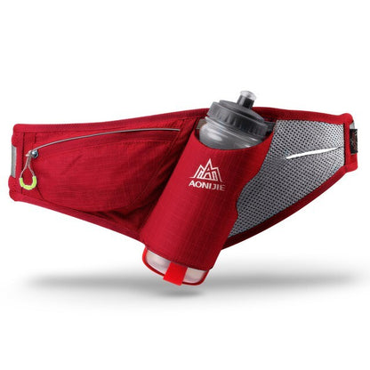 Aonijie RUNNING BELT With 600ml Water Bottle E849 + SH600 -- RED