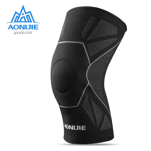 Aonijie COMPRESSION KNEE PAD 1PC Knee Brace Support - BLACK LARGE