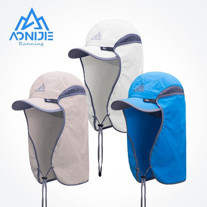 Aonijie BLUE VISOR NECK COVER HAT