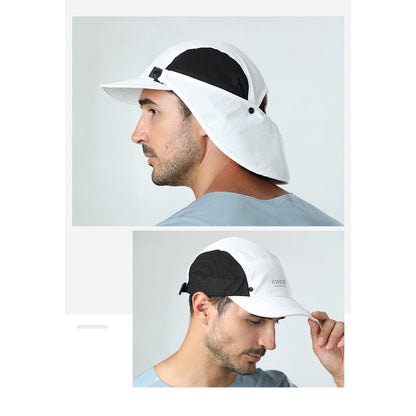 Aonijie SUN PROTECTION CAP with Detachable Neck Flap Cover