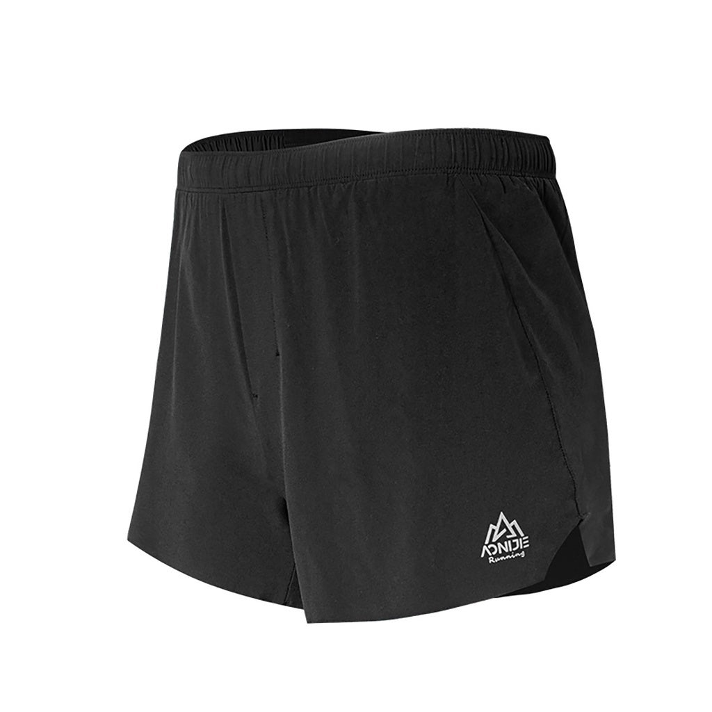 Aonijie MEN'S QUICK DRYING RUNNING SHORTS - BLACK MEDIUM