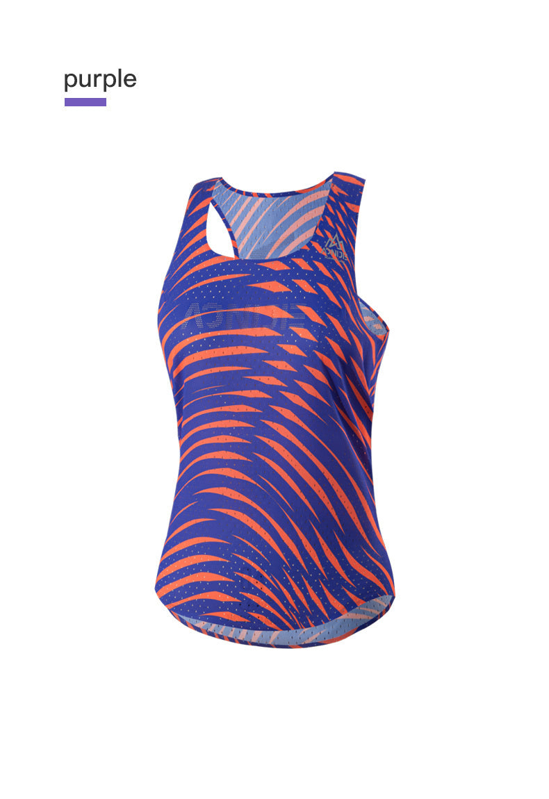 Aonijie QUICK DRYING LADIES SINGLET - RAINBOW XLARGE