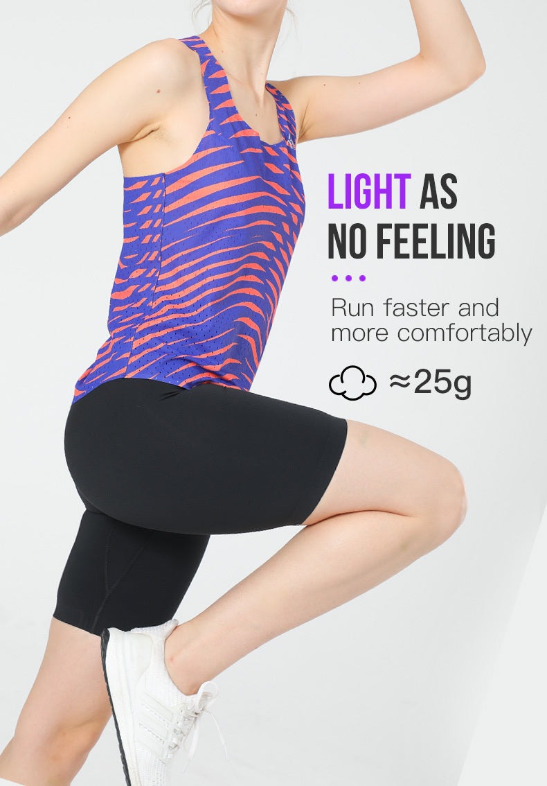 Aonijie QUICK DRYING LADIES SINGLET - RAINBOW XLARGE