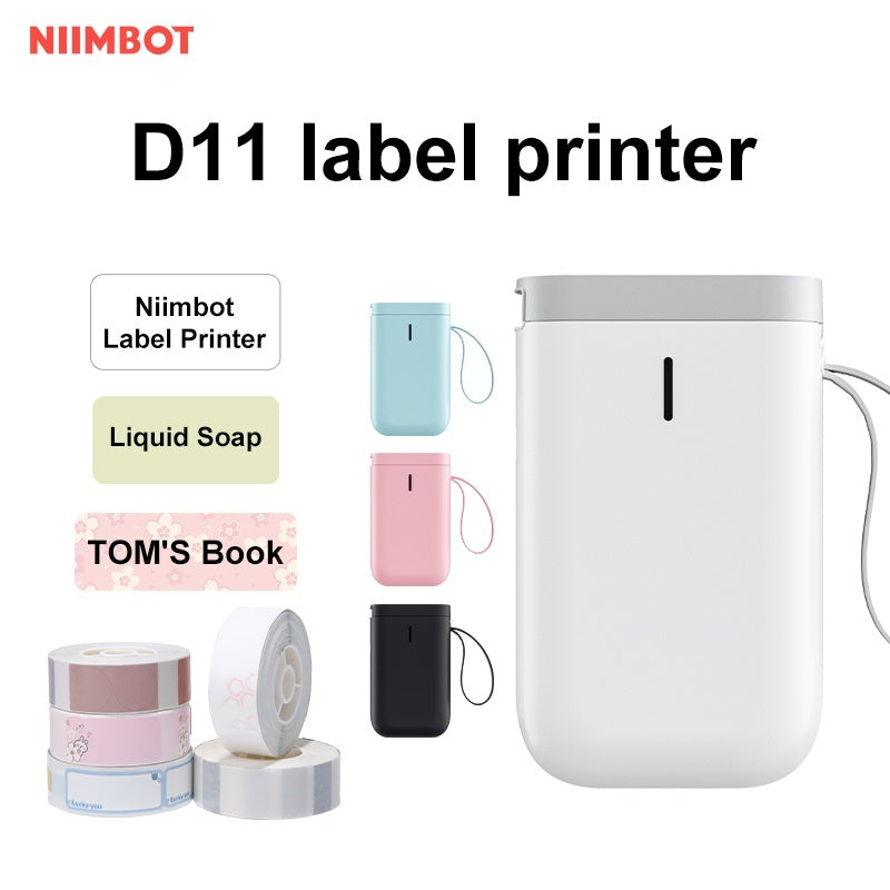 Niimbot D11 Portable Label Printer WHITE 12-15mm Width