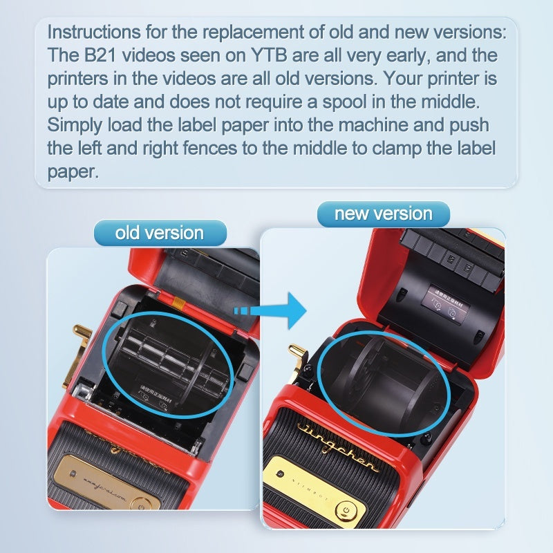 Niimbot B21 YELLOW Label Printer 20-50mm Width