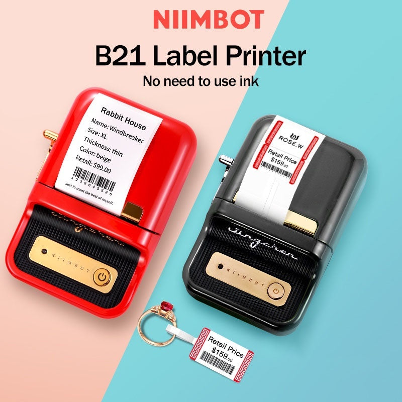 Niimbot B21 YELLOW Label Printer 20-50mm Width