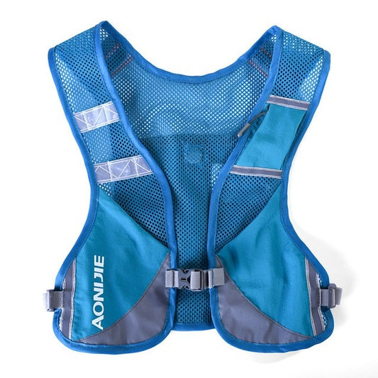 Aonijie BLUE Reflective Running Vest Hydration Backpack