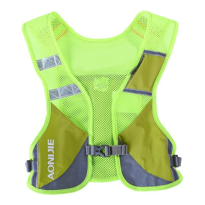 Aonijie GREEN Reflective Running Vest Hydration Backpack