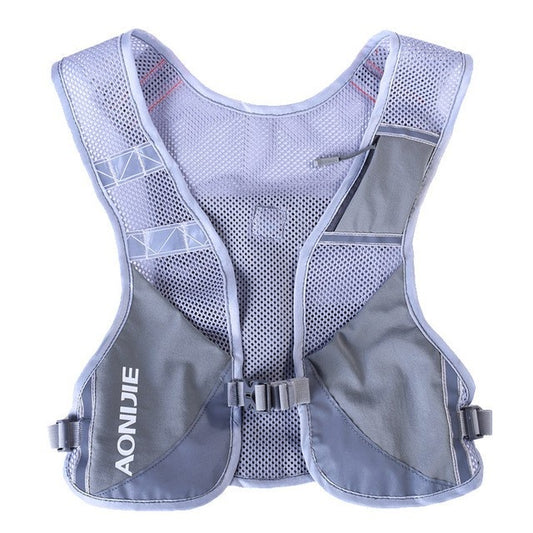 Aonijie GRAY Reflective Running Vest Hydration Backpack