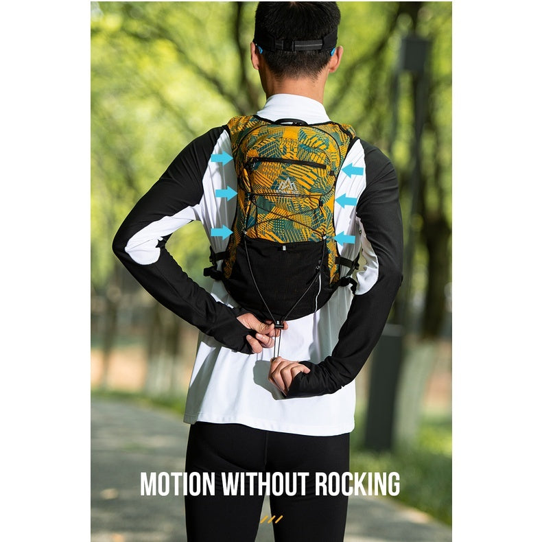 Aonijie Hydration Backpack Running Vest 12L - YELLOW S/M - C9112