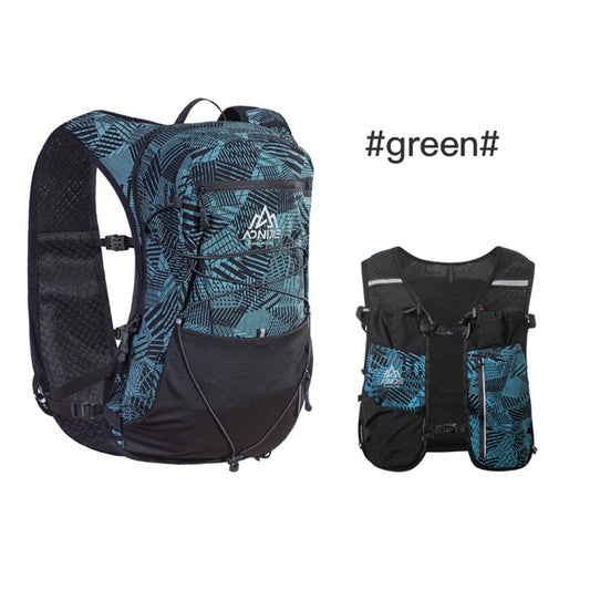 Aonijie Hydration Backpack Running Vest 12L - GREEN L/XL - C9112