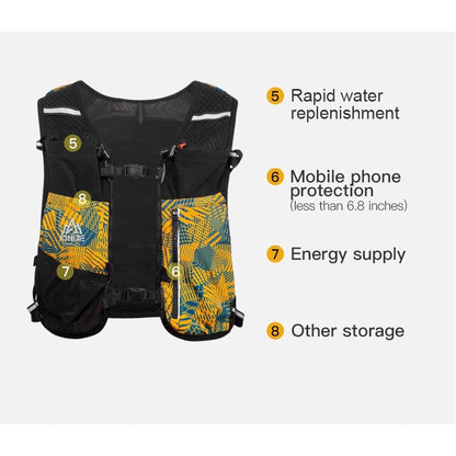 Aonijie Hydration Backpack Running Vest 12L - GREEN L/XL - C9112