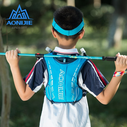 Aonijie 5L Running Vest for Kids Hydration Backpack - PINK - C9105 (Vest Only)