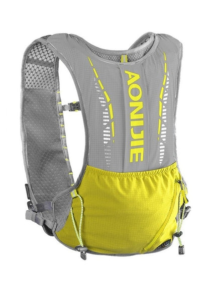 Aonijie 5L Running Vest Hydration Backpack - YELLOW - C9102 (Vest Only)